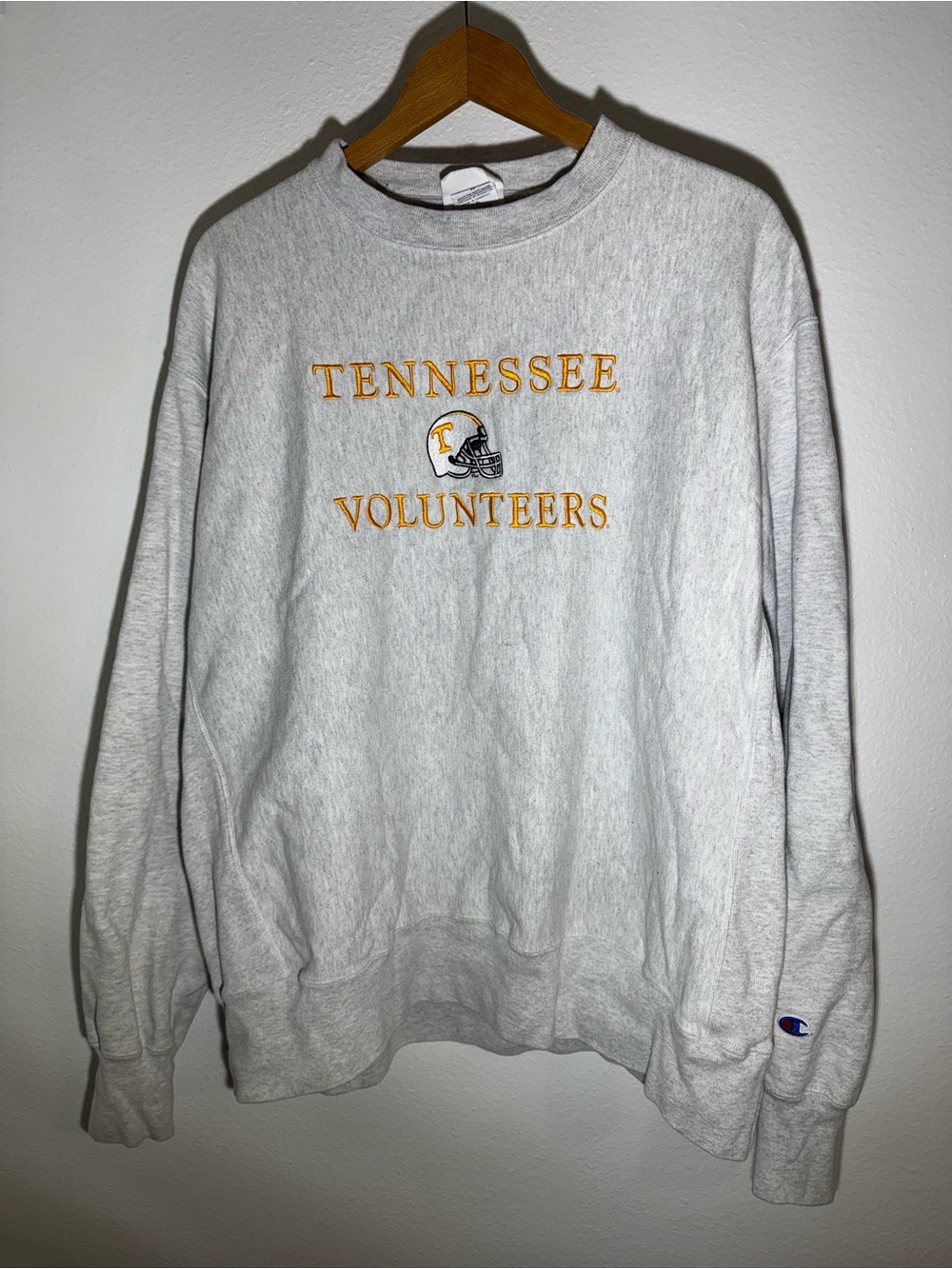 Vintage Tennessee Volunteers Gray Crewneck Sweatshirt